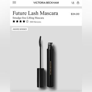 Victoria Beckham Mascara new smudge free tubing formula black